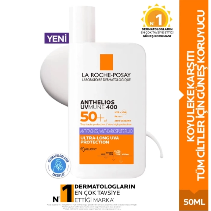 La Roche Posay Anthelios Uvmune Anti Dark Spots Fluid - Leke Karşıtı Güneş Kremi 50ml