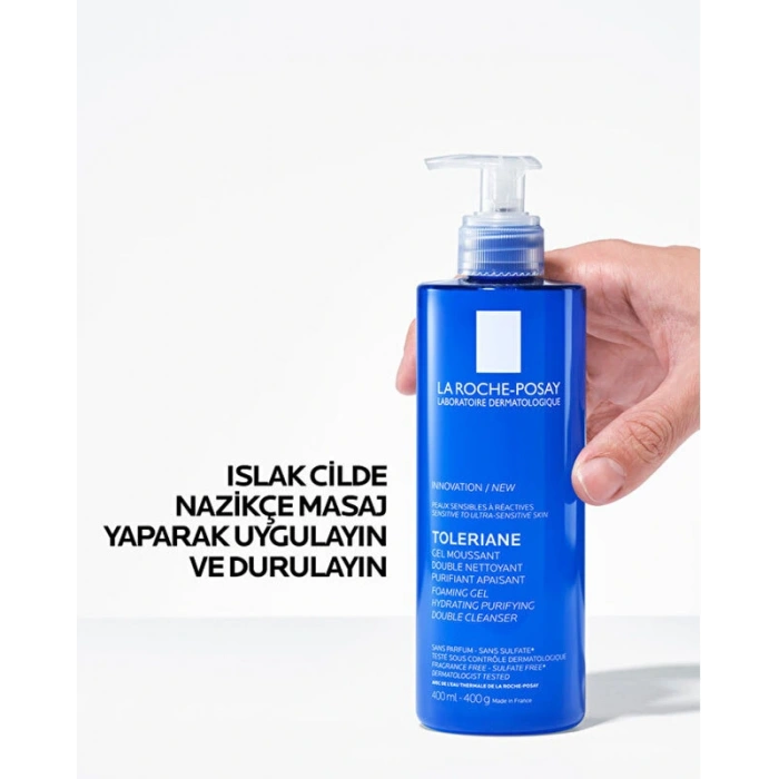 La Roche Posay Toleriane Tüm Ciltler İçin Temizleme Jeli 400 ml