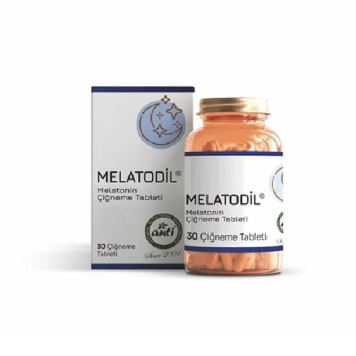 Melatodil Melatonin Çiğneme Tableti 30 Tablet