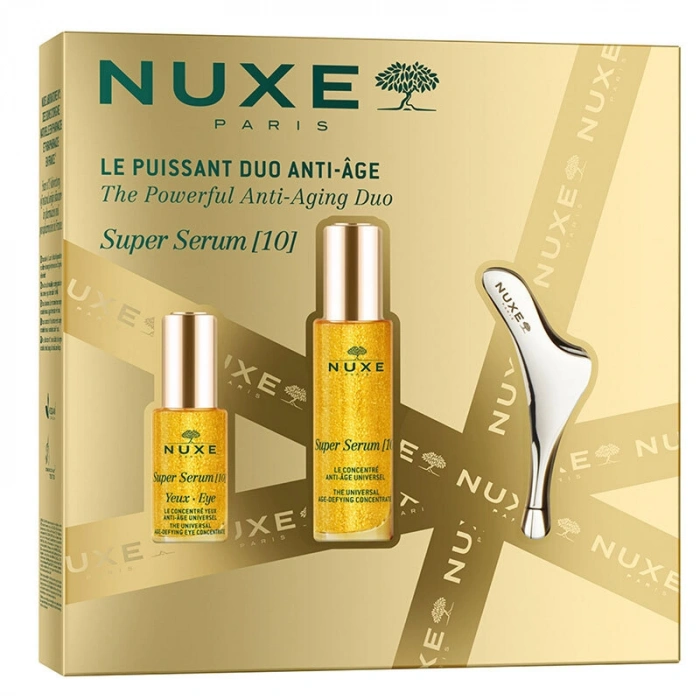 Nuxe SUPER SERUM SET-Super Serum 30 ML+Super Serum Göz 15 ML+Yüz Masaj Aleti