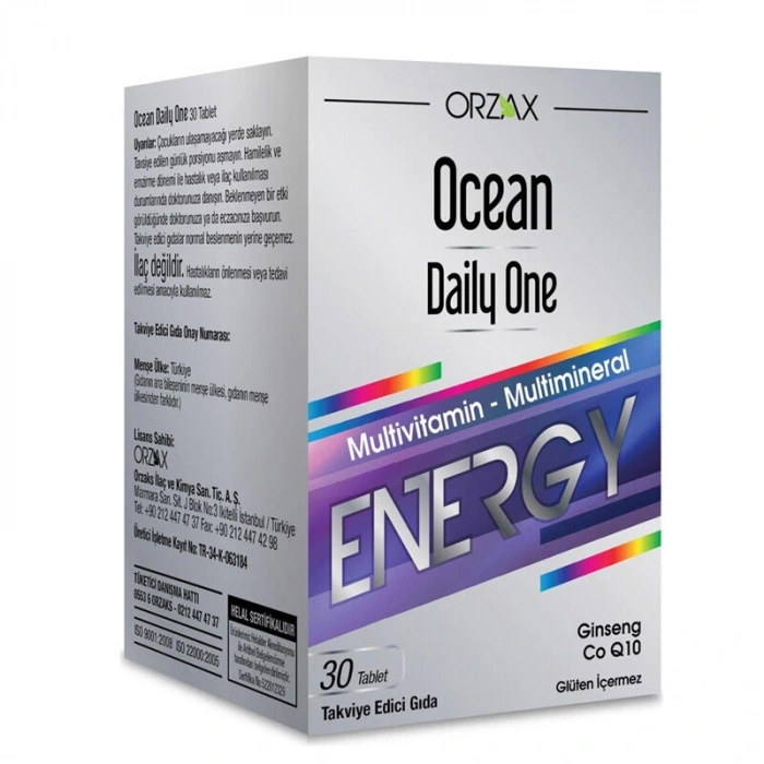 Ocean Yılbaşı Seti - Daily One Energy 30 Tablet + D3K2 Damla 20 ml