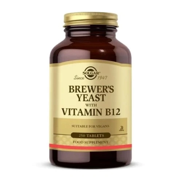 Solgar Brewers Yeast with Vitamin B 12 250 Tablet