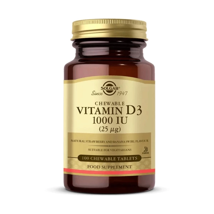 Solgar Vitamin D3 1000 IU 100 Tablet