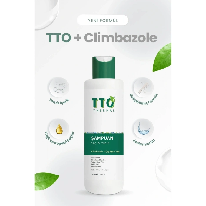 TTO Thermal Saç ve Vücut Şampuanı 250 ml