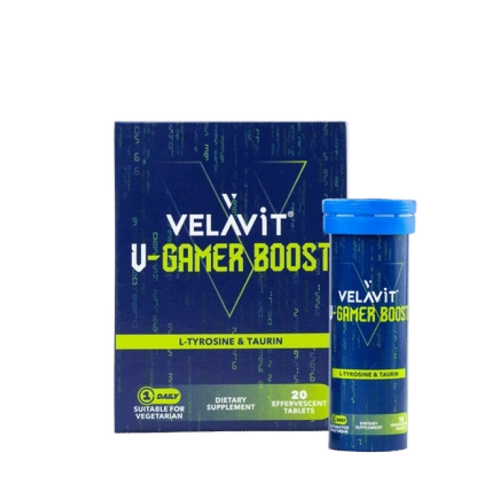 Velavit V-Gamer Boost 20 Efervesan Tablet