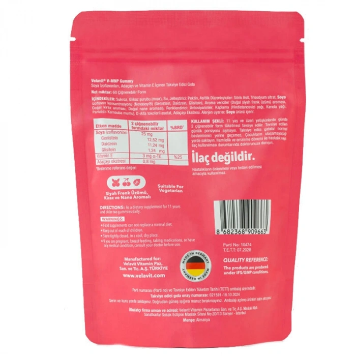 Velavit V-MNP Gummy 60 Gummies