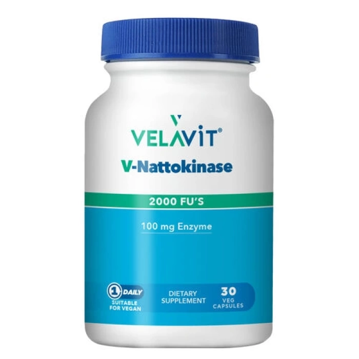 Velavit V-Nattokinase Takviye Edici Gıda 30 Kapsül