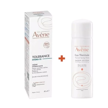 Avene Tolerance Hydra-10 Hydrating Cream 40 ML Termal Su 50 ML Hediyeli