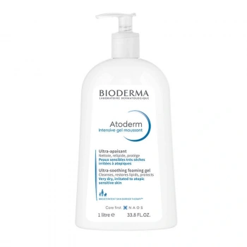 Bioderma Atoderm Kuru ve Atopik Ciltler için Temizleyici Jel 1 LT
