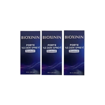 Bioxinin Forte Minoksidil %5 Deri Spreyi 60 ML 3lü