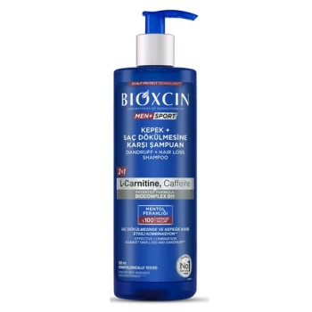 Bioxcin Men Sport Kepek ve Saç Dökülmesine Karşı Şampuan 500 ml