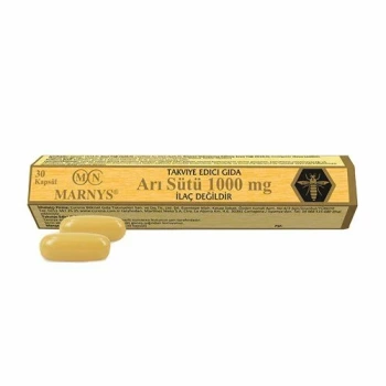 Marnys Royal Jelly Arı Sütü 1000mg 30 Kapsül