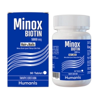 Minox Biotin 5000 mcg 90 Tablet