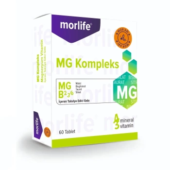 Morlife Magnezyum Kompleks 60 Tablet