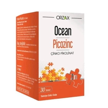 Orzax Ocean Picozinc Takviye Edici Gıda 30 Tablet