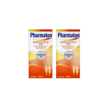 Pharmaton Vitality 30 Tablet Avantajlı 2li Paket
