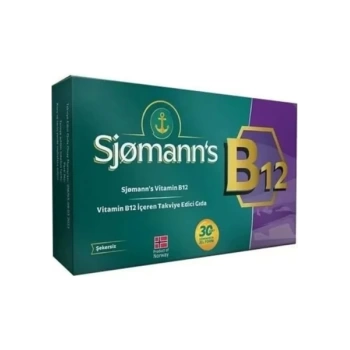 Sjomanns Vitamin B12 30 Çiğneme Tableti