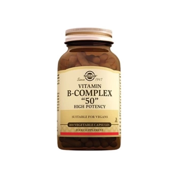 Solgar Vitamin B-Complex 50 100 Kapsül