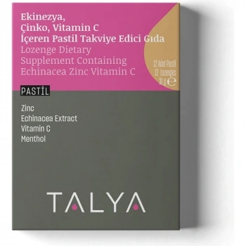 Talya Pastil Ekinezya + Çinko + Vitamin C 12Li