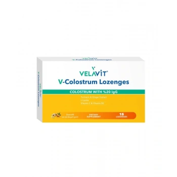 Velavit V- Colostrum Lozenges 15 Pastil ZENCEFİL ZERDAÇAL