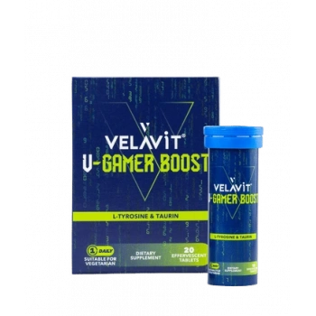 Velavit V-Gamer Boost 20 Efervesan Tablet