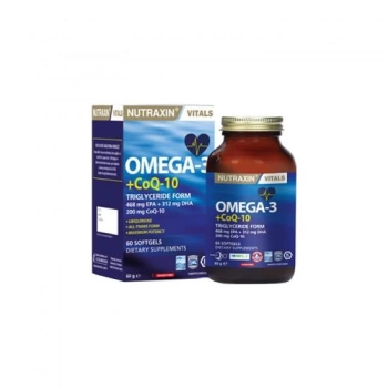 Nutraxin Omega-3 + CoQ-10 60 Softgel