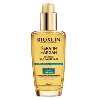 Bioxcin Keratin & Argan Onarıcı Saç Bakım Yağı 150 ML