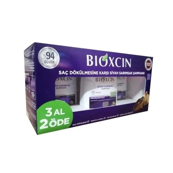 Bioxcin Siyah Sarımsak Şampuanı 300 ml - 3 Al 2 Öde