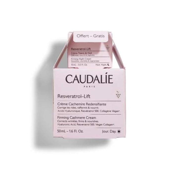 Caudalie Resveratrol Lift Creme Cashemire 50 ml + Caudalie Resveratrol Night Cream 15 ml