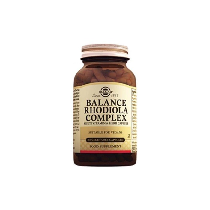 Solgar Balance Rhodiola Complex 60 Vegetable Kapsül