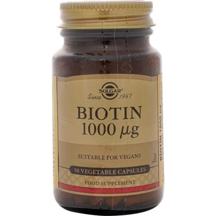 Solgar Biotin 1000 Mcg 50 Kapsül