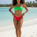 Black Spade Womens Bikini Top 8249