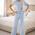 2675 Berrak Baskılı Bayan Pijama Takımı