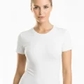 Dorya Short Sleeve Closed Neck Bodysuit 1065