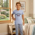 Baskılı Erkek Çocuk Pijama Takımı 7321