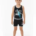 Clear Printed Elastane Kids Set 1511