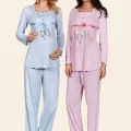 Berrak Womens Maternity Pajama Set 392
