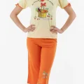 Clear Womens Capri Pajama Set 2655