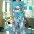 Clear Women Silk Pajama Set 2460
