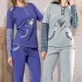 Clear Ladies Winter Pajama Set 5290