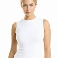 Clear Womens Sleeveless Bodysuit 2131