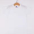 Clear White Zero Neck Top Innerwear for Clear Kids