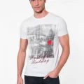 Berrak Erkek Köprü Baskılı T-Shirt 1047