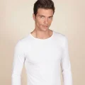 Clear Mens Lycra Supreme Long Sleeve Cycling Neck Tank Top 1025