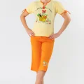 Clear Womens Capri Pajama Set 2655