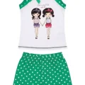 Berrak Kız Çocuk Şortlu Pijama Takımı 7630