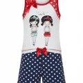 Berrak Kız Çocuk Şortlu Pijama Takımı 7630