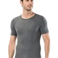 Clear Shirred Thermal Single Top Short Sleeve 753