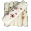 Bulteks Nakışlı Kadife Desen 5 Havlu 30X50