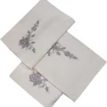 Bulteks Simli Nakışlı Kadife Desen 5 Havlu 30X50